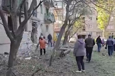 В Горловке в результате атаки БПЛА повреждены два дома