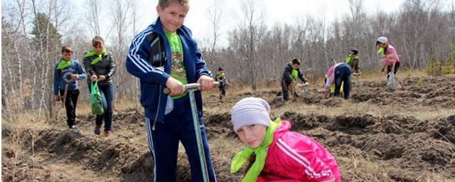 В Алтайском крае 19 апреля проходит акция «Один житель – одно дерево»