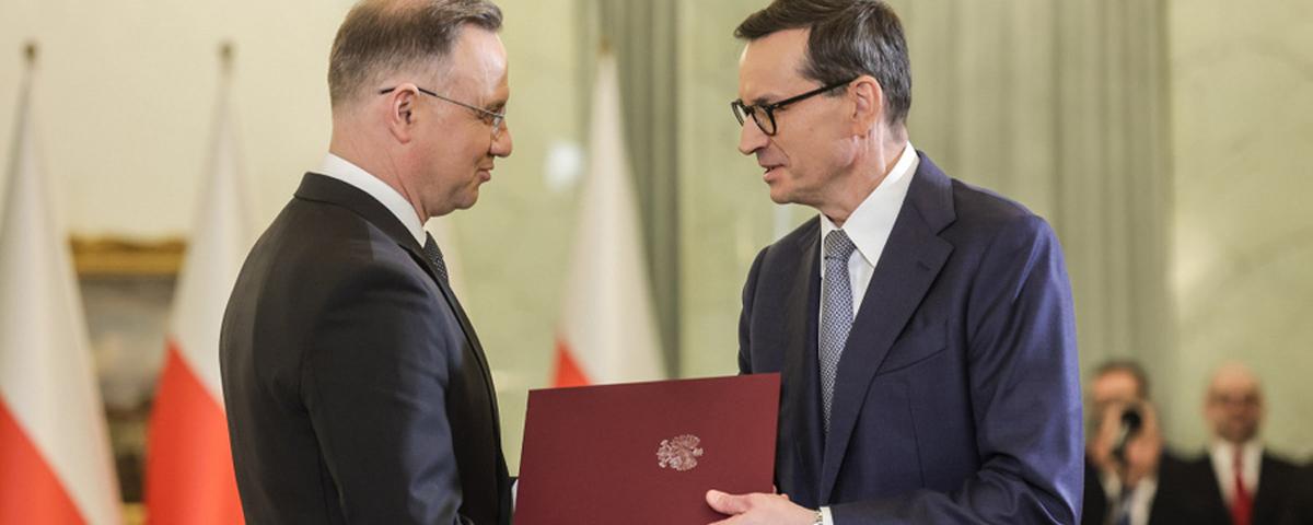 В Варшаве президент Анджей Дуда принял присягу нового польского кабмина Матеуша Моравецкого