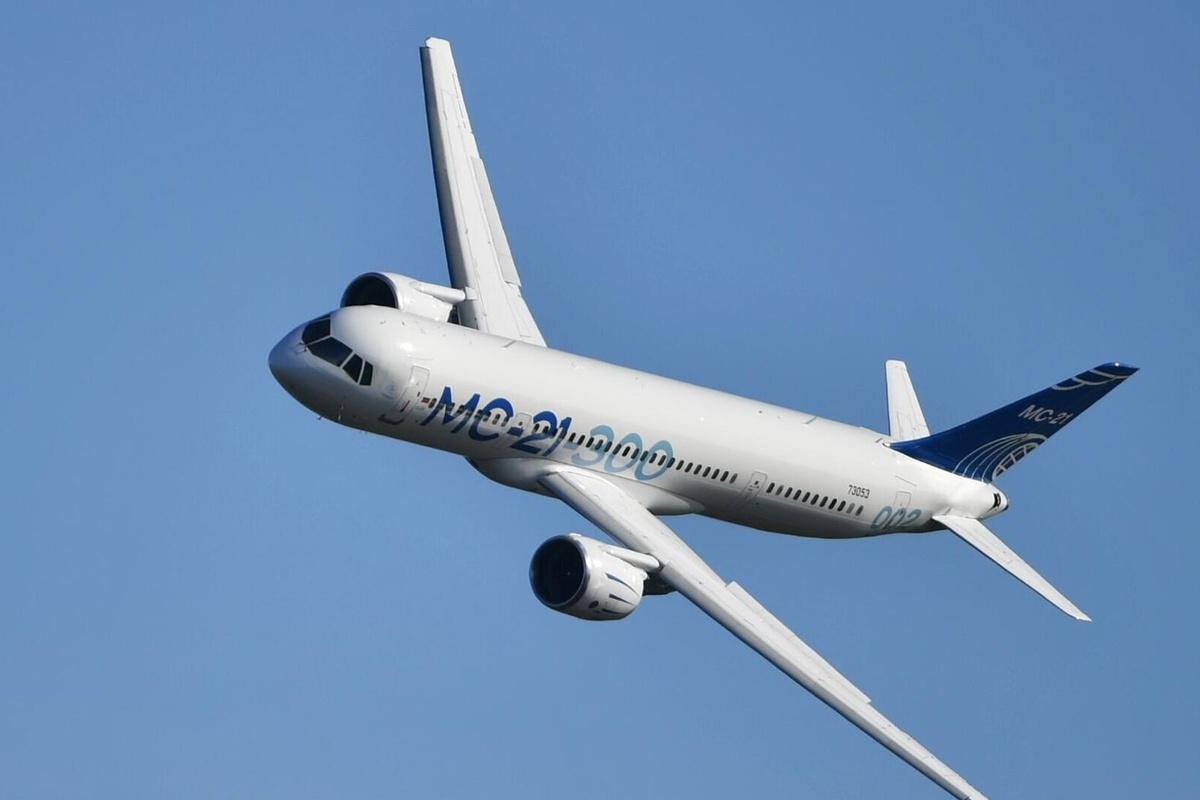 Первый опытный самолет МС-21 уже проходит летные испытания