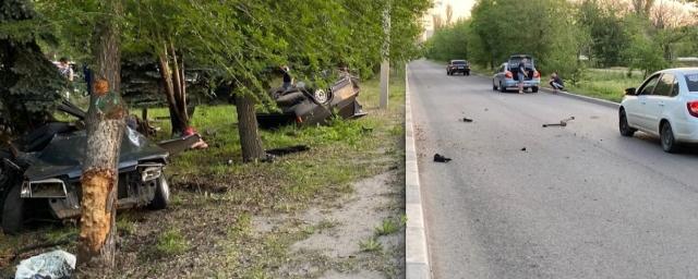 Под Волгоградом при столкновении машины с деревом погибли водитель и 15-летняя пассажирка