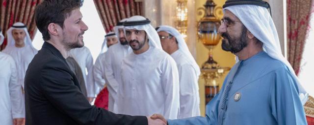 Премьер-министр ОАЭ Аль Мактум встретился с Павлом Дуровым в Дубае