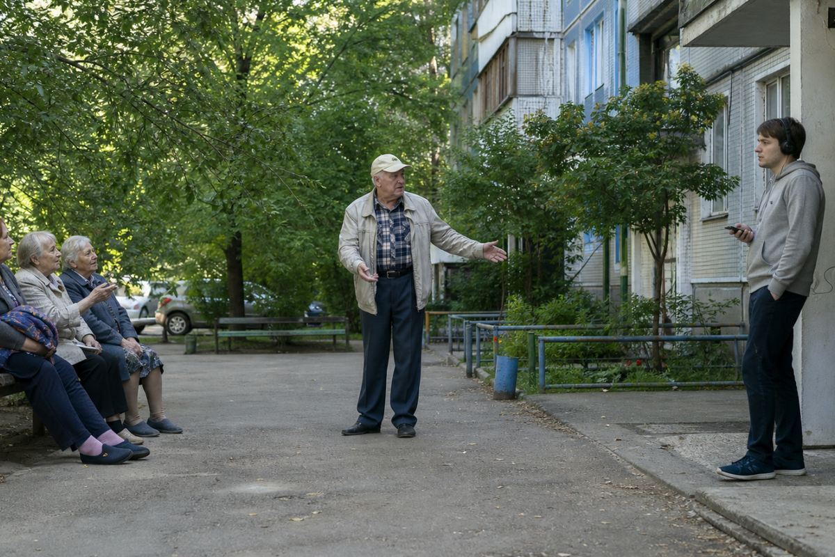 Молодёжь хочет тишины, бабушки — общения: как разное представление об общем пространстве превращает двор в поле боя
