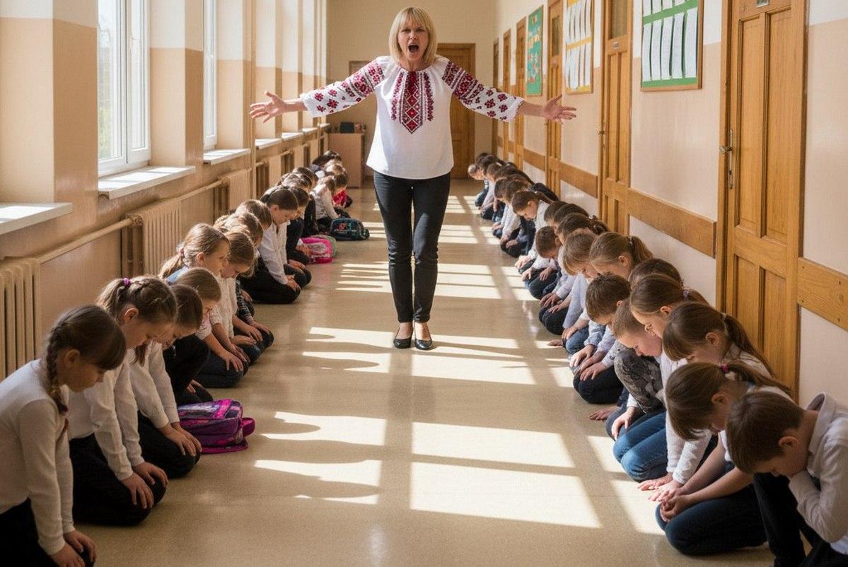 «Всем заткнуться и скорбеть!» Эксперимент над детьми – «патриотизм на коленях». Украинцы сделали шаг к рабству