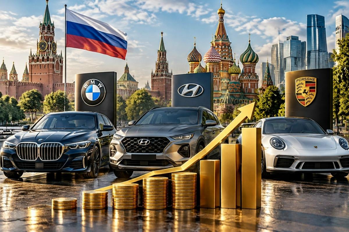 Бренды ушли, а выручка растет: Сколько заработали BMW, Hyundai и Porsche в России
