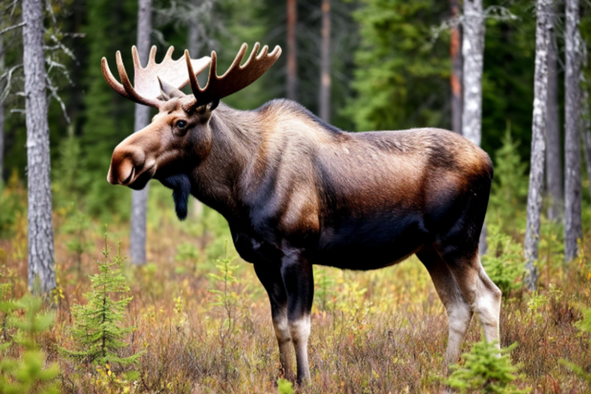 Вышедшего к станции метро «Первомайская» лося усыпили и перевезли в «Лосиный остров»