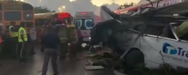 15 injured in bus crash in Dominican Republic