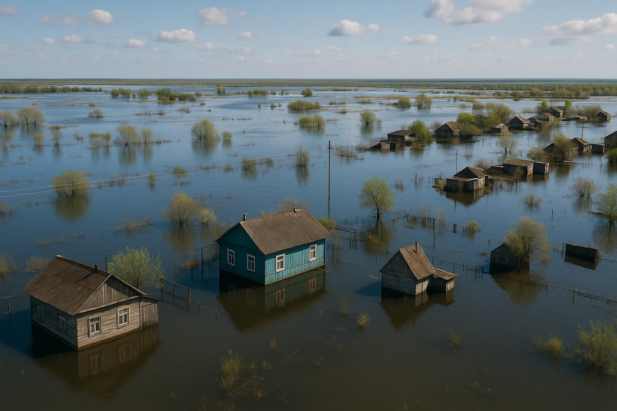 До еще одного района Югры добрался весенний паводок