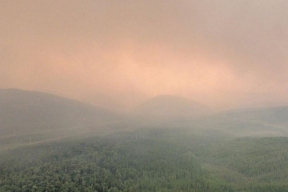 В Забайкалье ландшафтный пожар едва не уничтожил Карповку