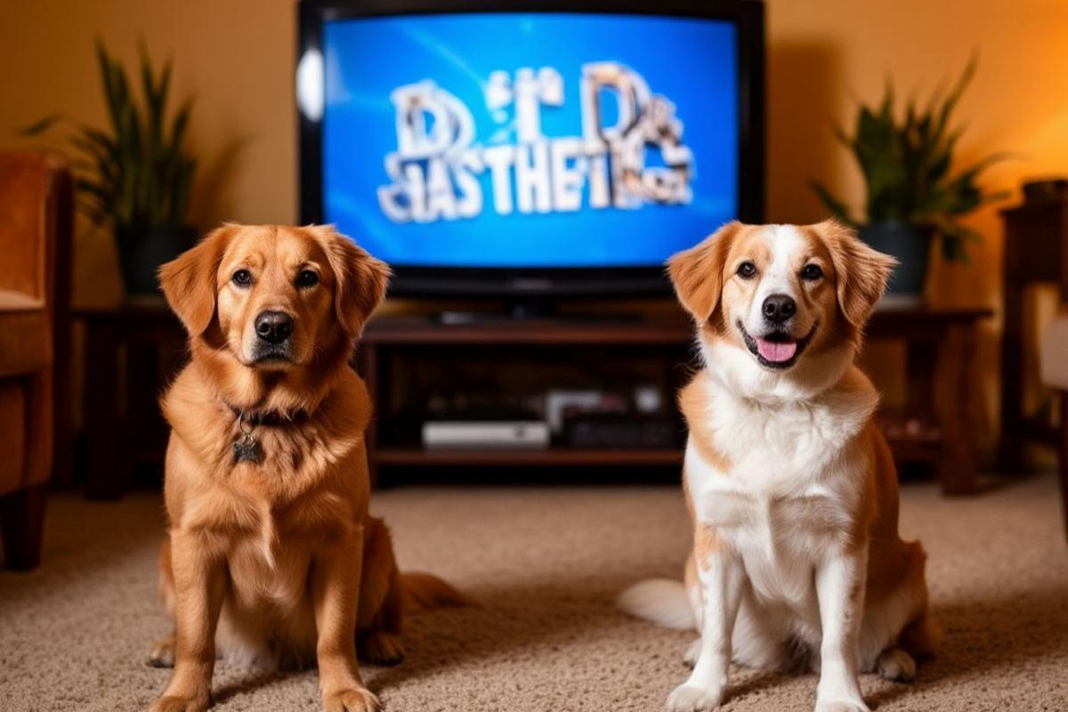 Собаки тоже любят смотреть телевизор