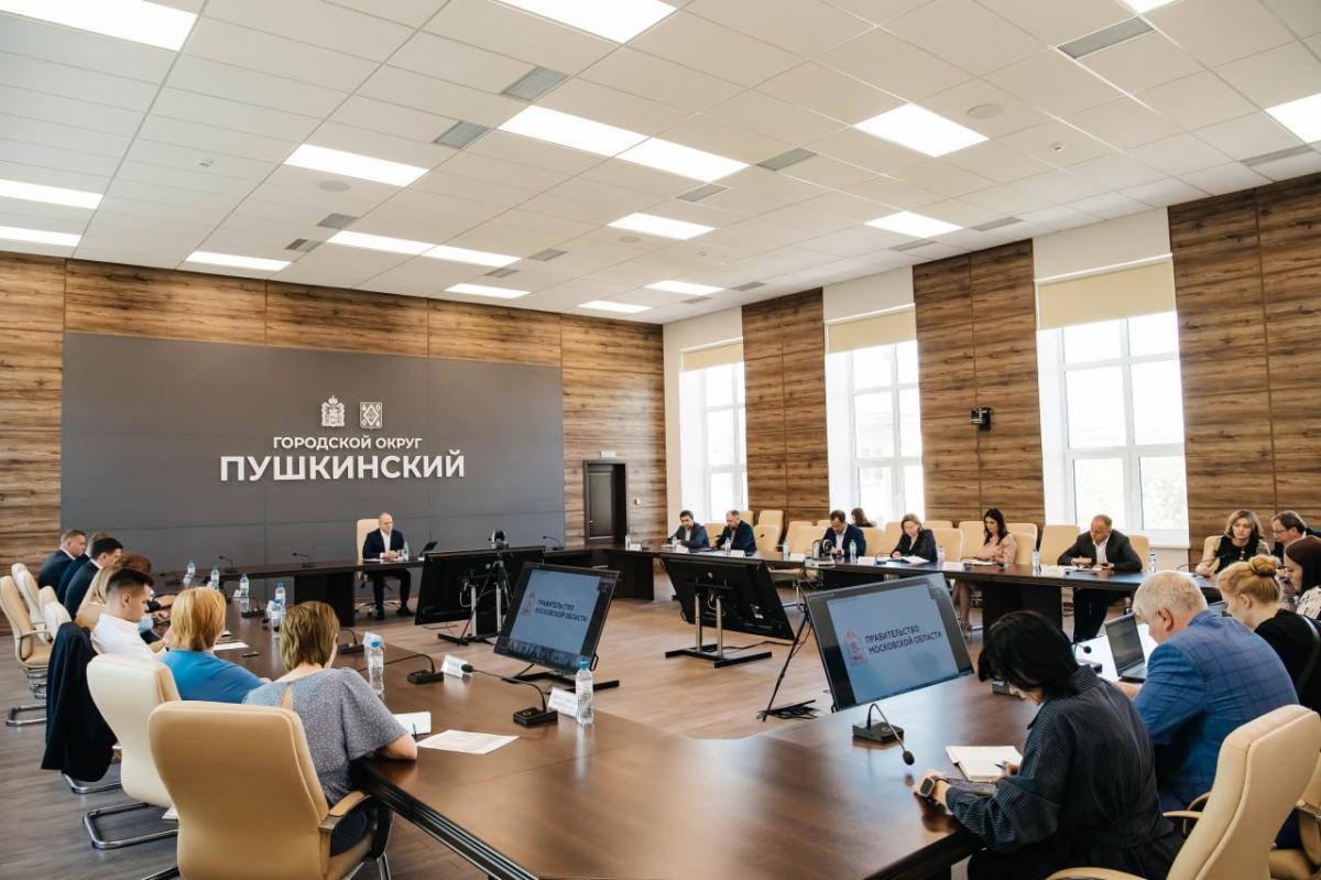 В Городском округе Пушкинский состоялось еженедельное совещание