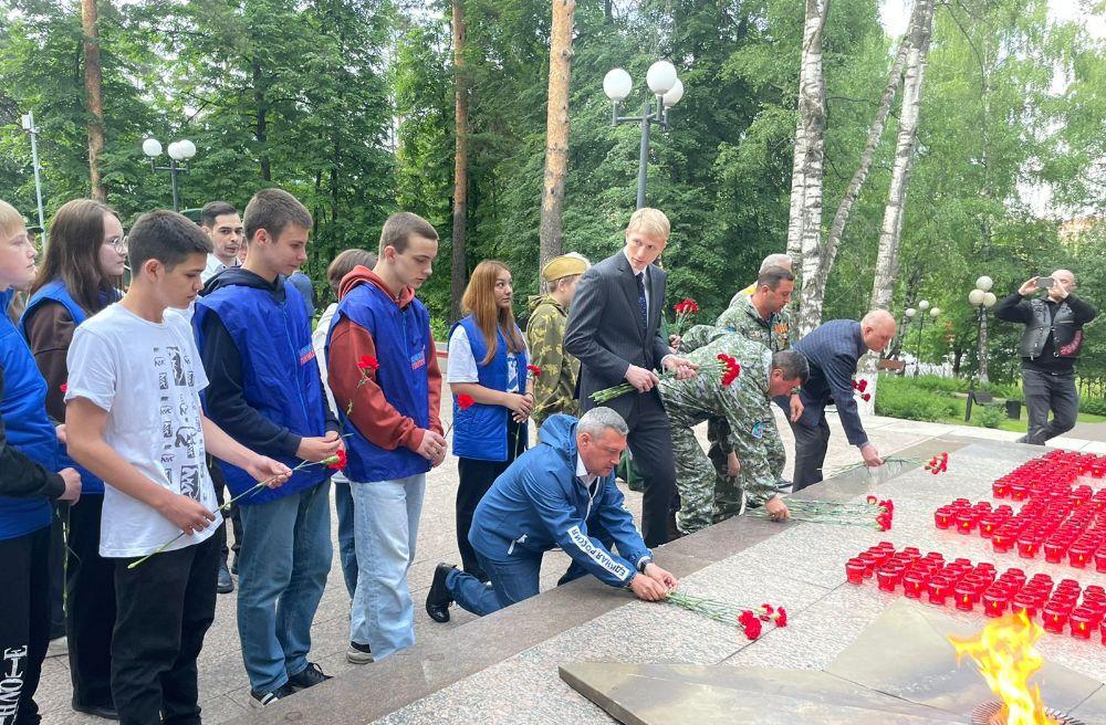 В Красногорске состоялась патриотическая акция «Свеча памяти»
