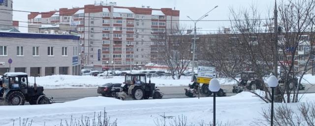 В Ижевске дорожные службы переведены на усиленный режим работы