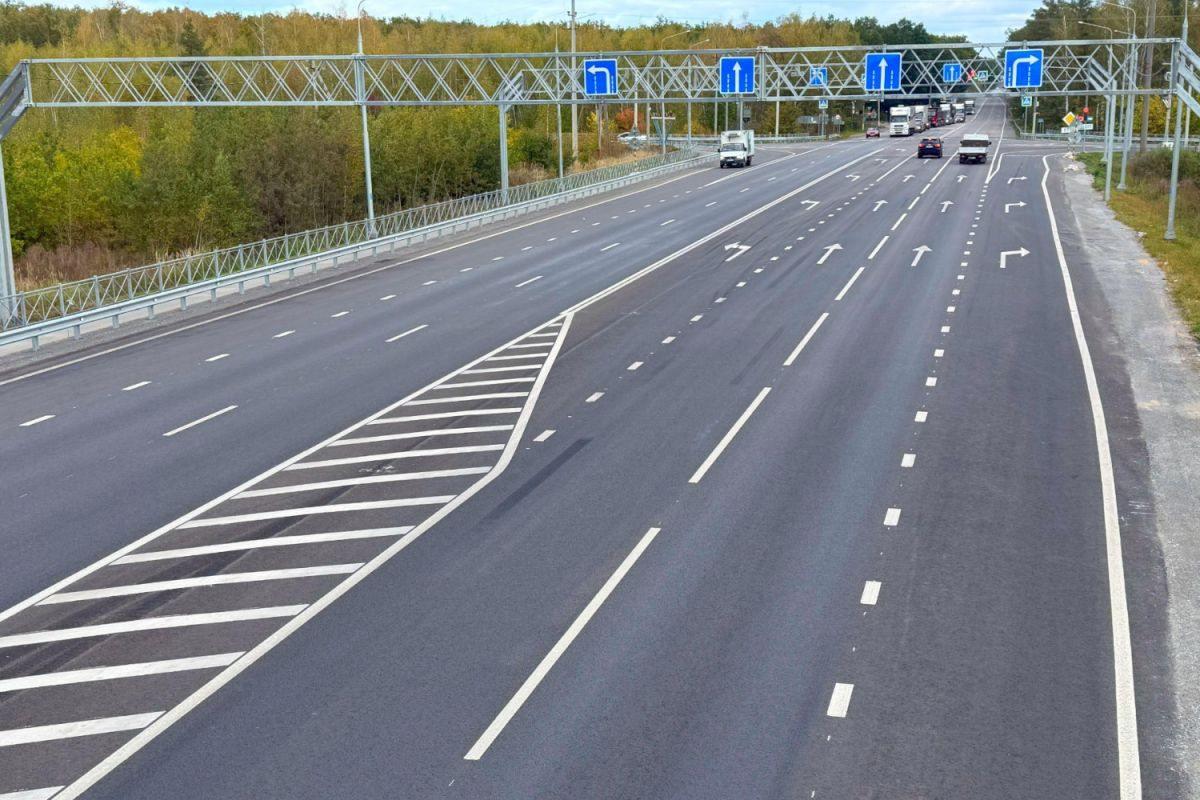 В Липецкой области расширили отрезок трассы Орёл – Тамбов до четырех полос
