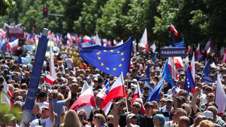 В Польше прошел крупнейший за многие годы марш оппозиции