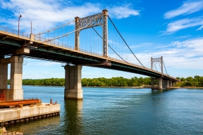 В Ярославль доставили камень с табличкой на место закладки третьего моста