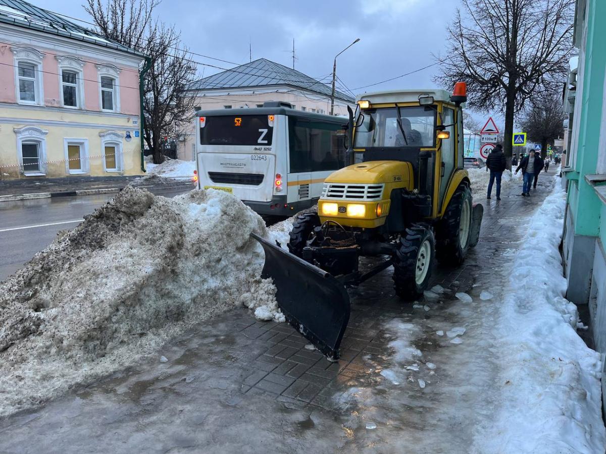 Глава городского округа Коломна рассказал об уборке снега