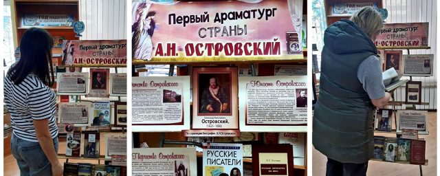 В Архангельской библиотеке прошел час знакомства с Александром Островским