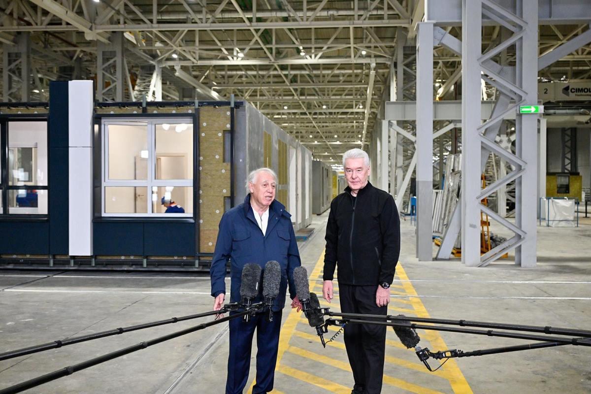 В Москве запустили роботизированное предприятие по изготовлению крупных строительных модулей