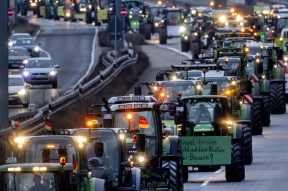 В Германии аграрии вновь митингуют из-за отмены льгот на дизтопливо