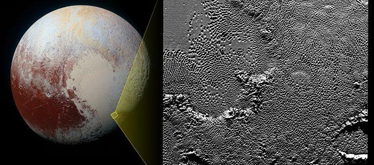NASА опубликовало снимок одного из загадочных районов Плутона