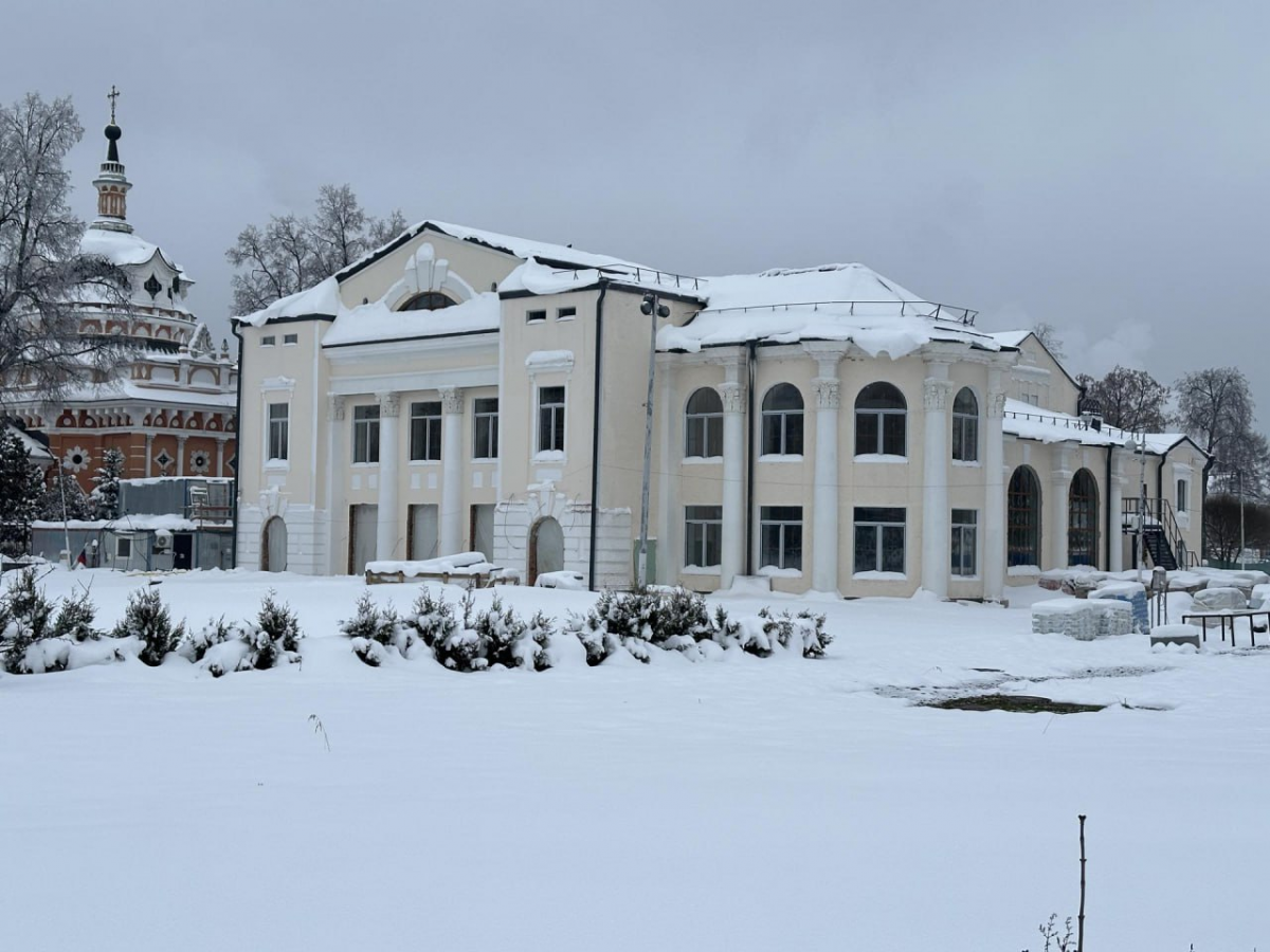 Готовность капремонта Центра культуры и искусств имени Л.Н. Кекушева в Ивантеевке Городского округа Пушкинский достигла 75%