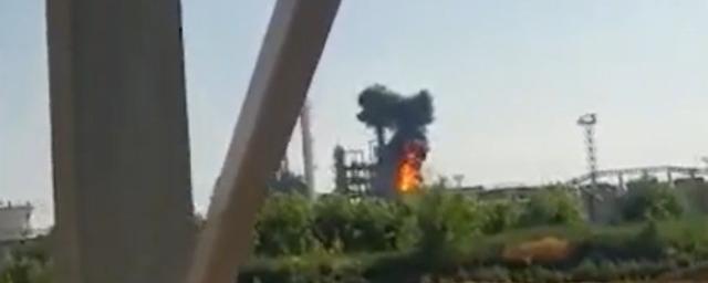 Причиной пожара на НПЗ в Ростовской области стало падение украинского беспилотника
