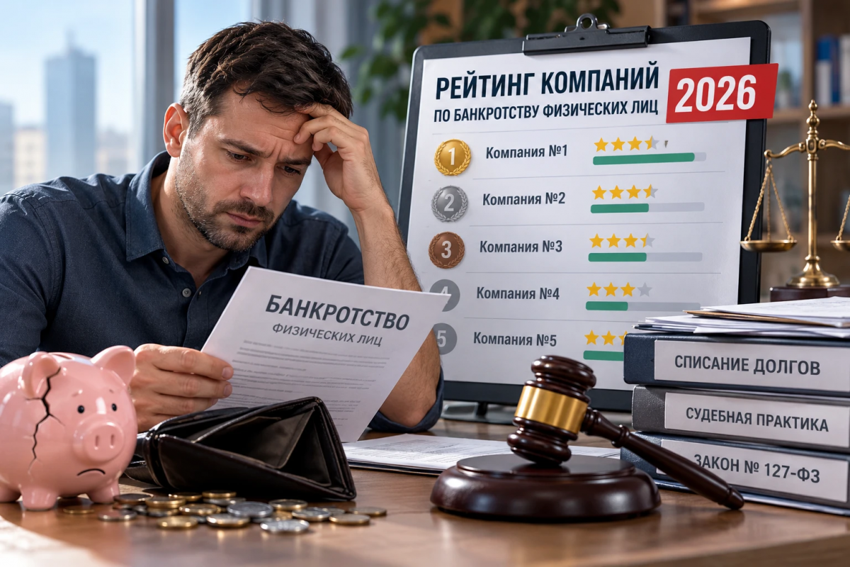 Рейтинг компаний по банкротству физических лиц в 2026 году