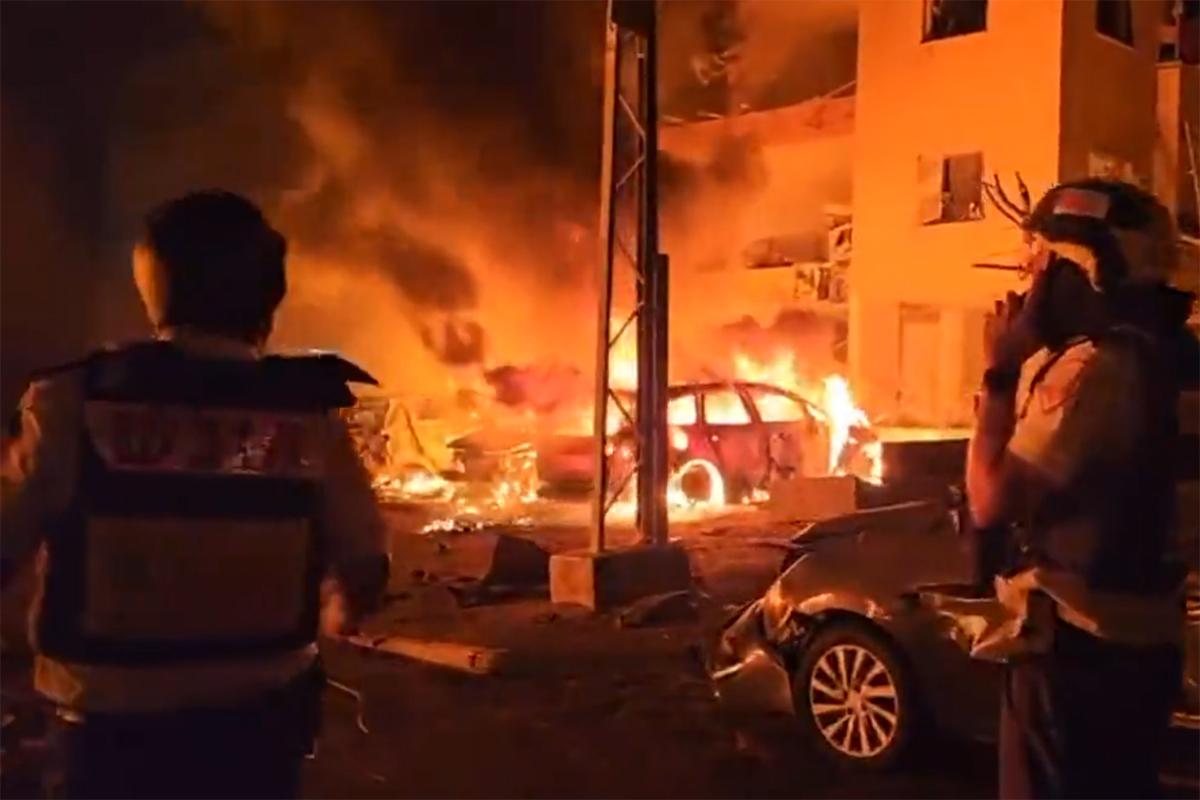 15 человек получили ранения по всему Израилю после запуска ракет из Ирана