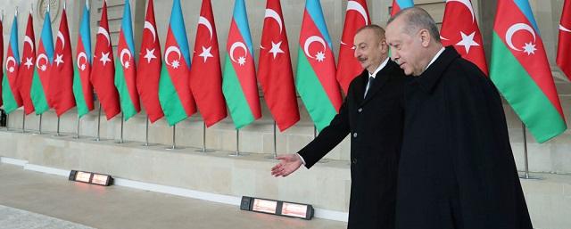 Эрдоган встретился с Ильхамом Алиевым в Карабахе
