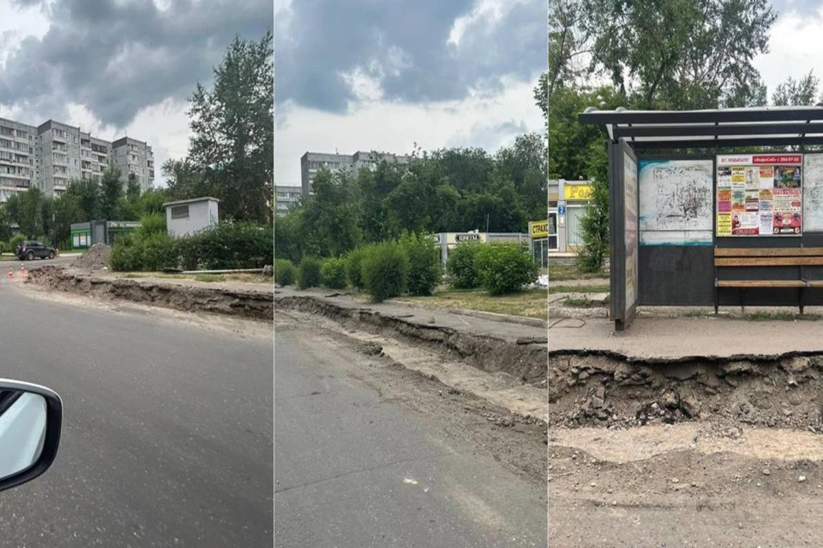 Компания «Промстрой» допустила серьезные нарушения при ремонте трамвайных путей в Красноярске
