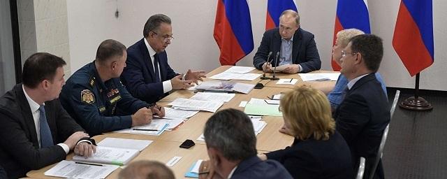 Путин раскритиковал ход ликвидации последствий паводка в Приангарье