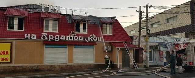 В Волгограде произошел пожар в кафе