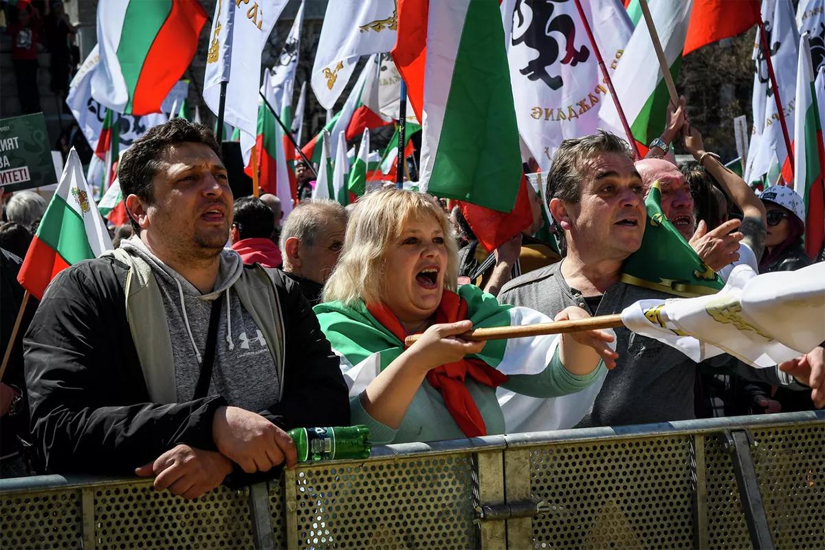 Протестующие в Сопоте призвали фон дер Ляйен покинуть Болгарию