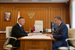 Хинштейн обсудил с Файзуллиным восстановление приграничья Курской области