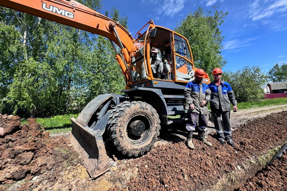 В деревне Бахтиарово Медведевского района началось строительство газовых сетей