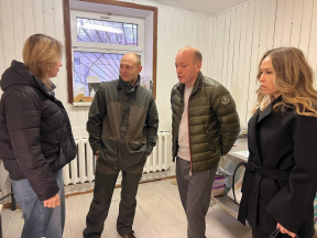 Уполномоченный главы Городского округа Пушкинский Ольга Алексеева посетила лабораторию Дмитрия Медведникова, обсудив развитие предпринимательства