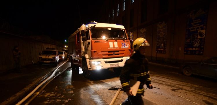 В Петербурге пожар на ТЭЦ локализован на площади 400 кв. м