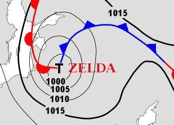 Cyclone Zelda will bring showers, thunderstorms and gale force winds up to 28 m/s to St. Petersburg