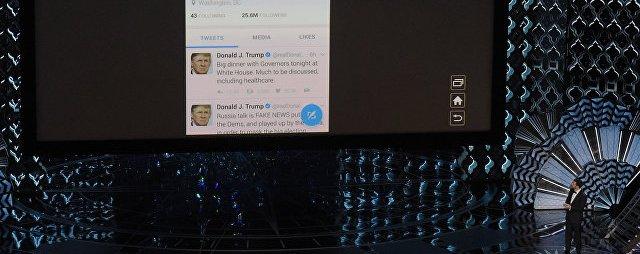 Ведущий «Оскара» написал Трампу в Twitter во время церемонии
