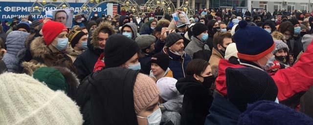 Во время субботней акции протеста в Рязани задержали 82 человека