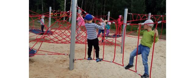 В столице Марий Эл на Аллее здоровья появился детский канатный парк