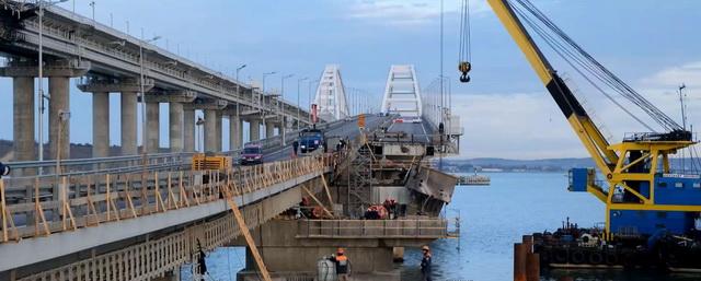 Вице-премьер Хуснуллин: Все пролеты Крымского моста обследованы