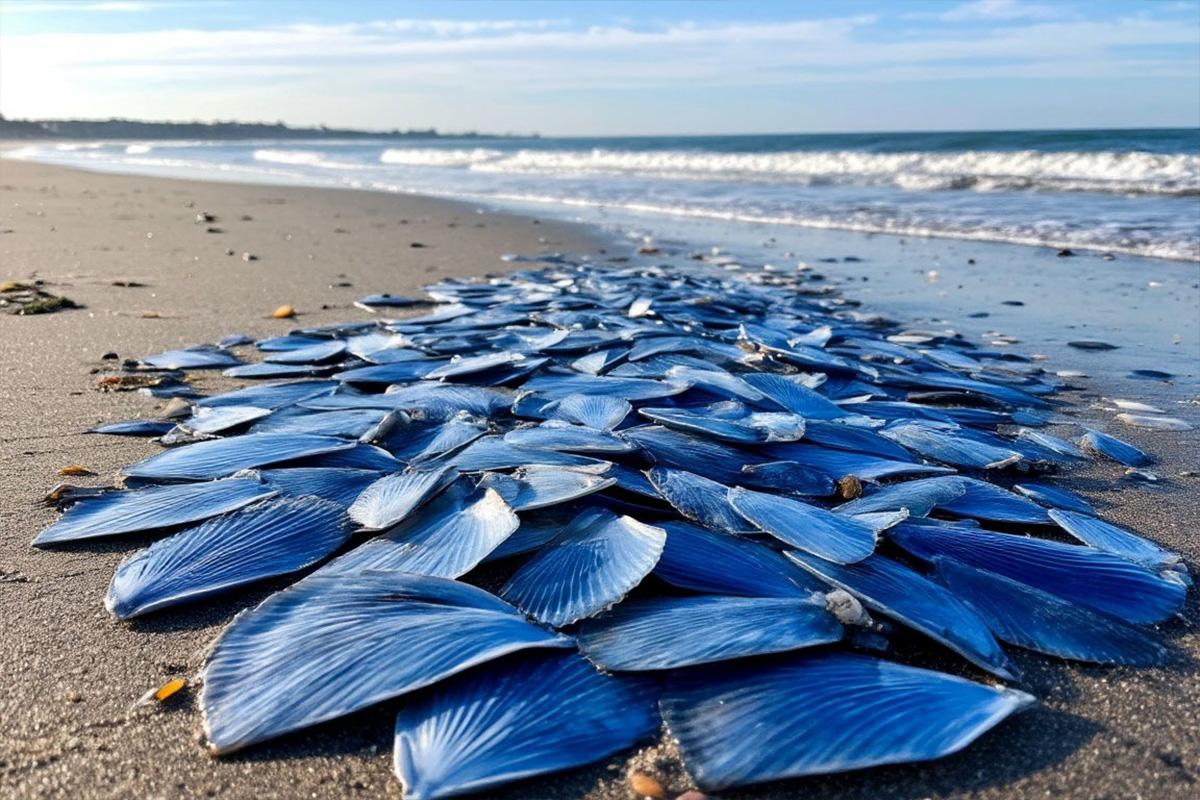 Синее нашествие у Золотых ворот: что за таинственные существа покрыли пляж в Сан-Франциско