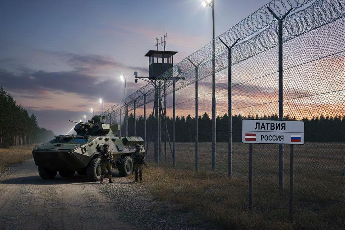 На латвийско-российской границе достроили физическое заграждение протяженностью 280 километров