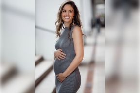 Агата Муцениеце в очередной раз  станет матерью