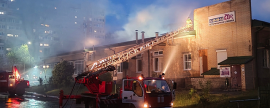 В Ярославле пожар в ТЦ «Лотос» смогли потушить только спустя десять часов