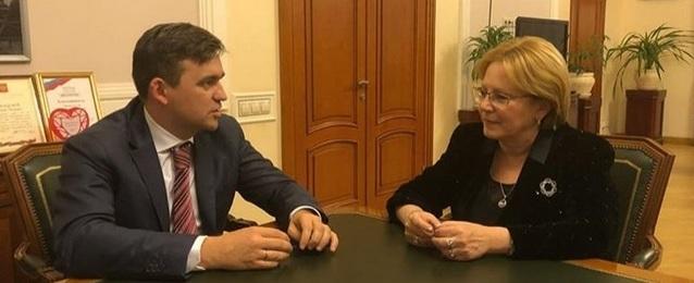 Воскресенский провел встречу с министром здравоохранения России