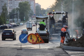 В Липецке ремонтируют сразу почти половину запланированных по нацпроекту дорог
