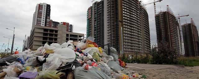 Число жалоб на неубранный мусор на портале «Наш Санкт-Петербург» не снижается